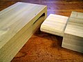 Mortise and Tenon From From Rail Side Close-Up